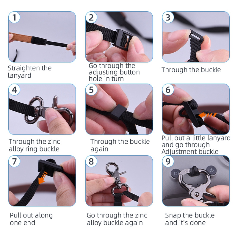 Drone Remote Controller Lanyard - غطاء سيليكون للتحكم عن بعد لطائرة