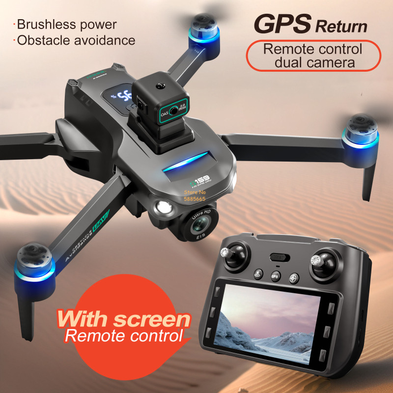 Drone Beacon Light - 8K كاميرا مزدوجة 5G WIFI FPV