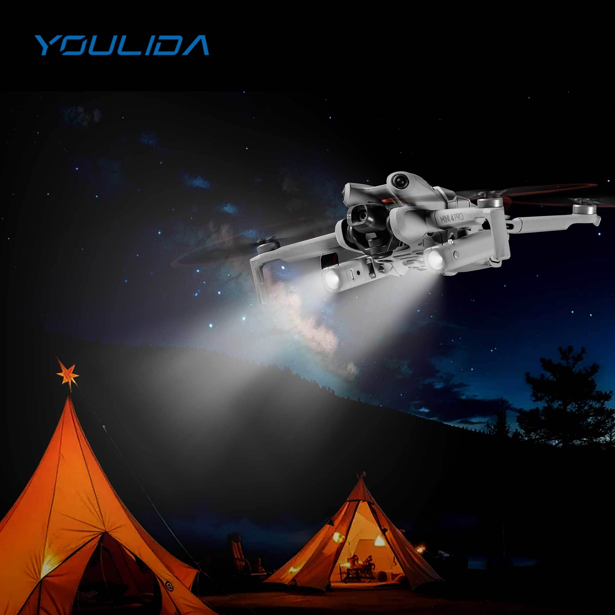 ل DJI Mini 4 Pro LED ضوء الملا - مراجعة Drone Beacon Light وسعره